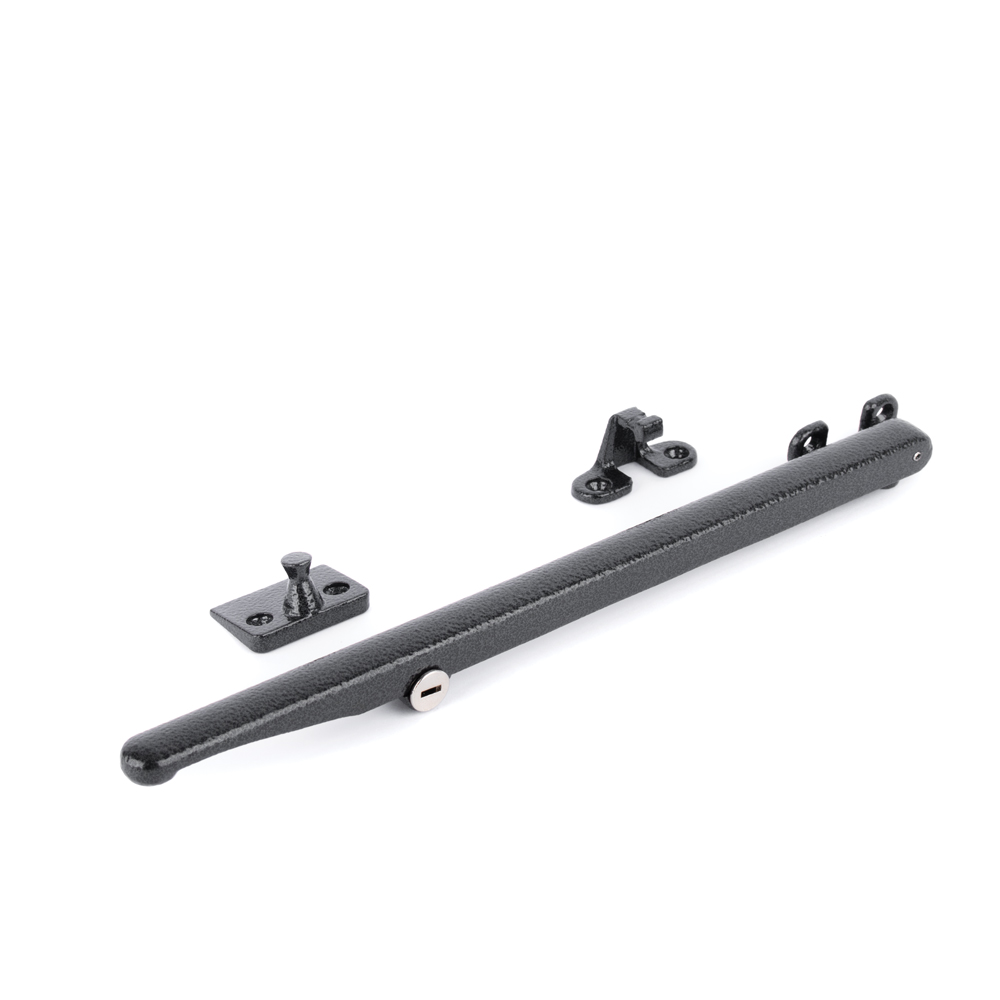 Timber Series Locking Window Stay - Antique Black